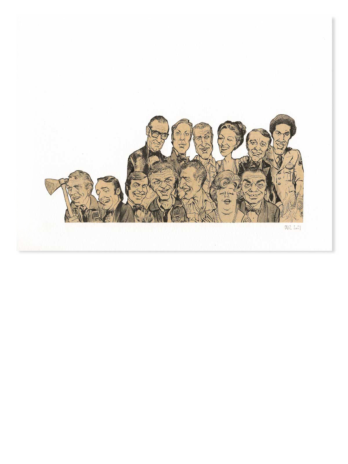 COLLAGE-EL-COLOSO-EN-LLAMAS-MORT-DRUCKER-1980