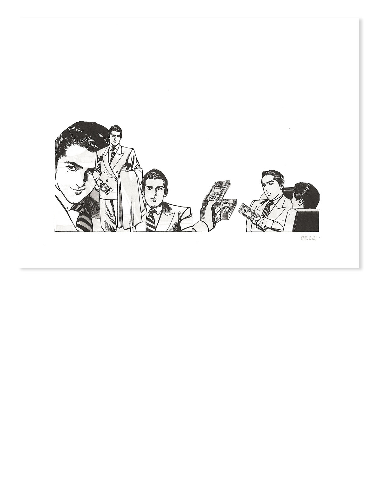 COLLAGE-CRUZ-CALATRAVA-SANTUARIO-1-JAPON-MANGA-RYOICHI-IKEGAMI-SHO-FUMIMARA-1993-XV