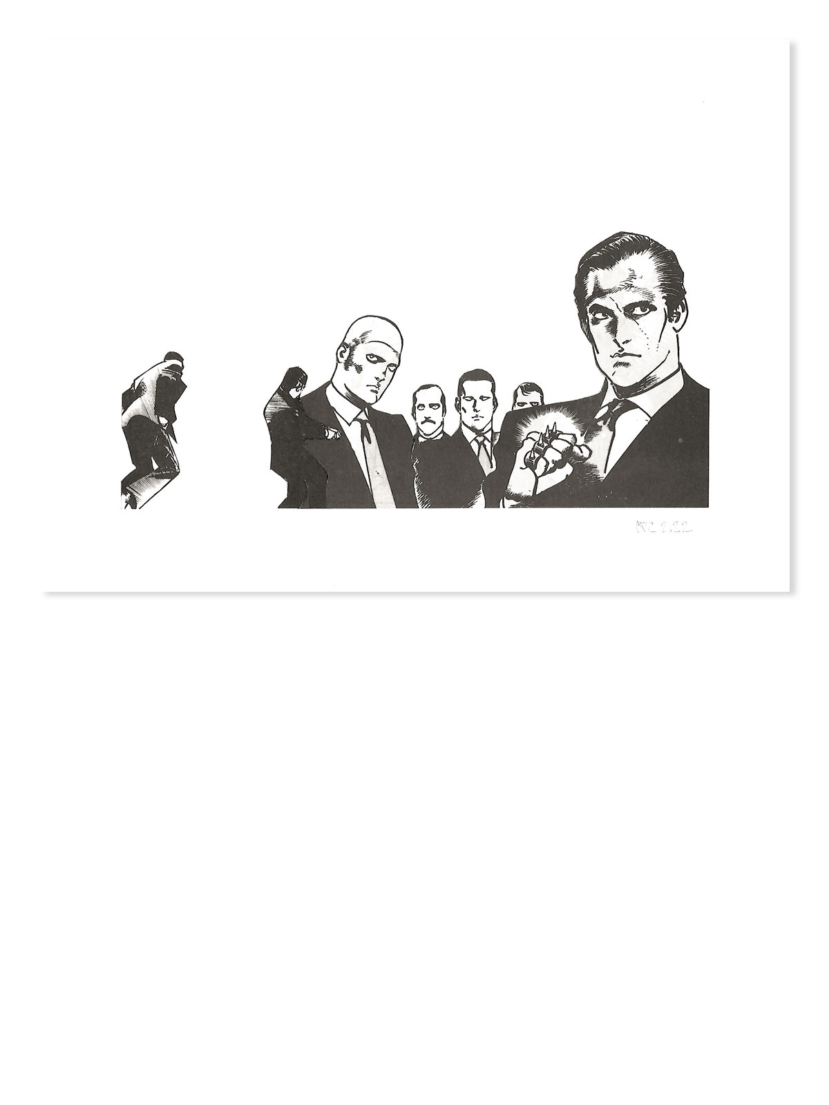 COLLAGE ANALOGICO CRUZ CALATRAVA MANGA MAI RYOICHI IKEGAMI 1988 PLANETA DE AGOSTINI 1993 XIV
